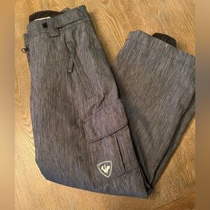 Rossignol Kids Heathered Grey Snow‎ Pants Size 10 Skiing Snowboarding